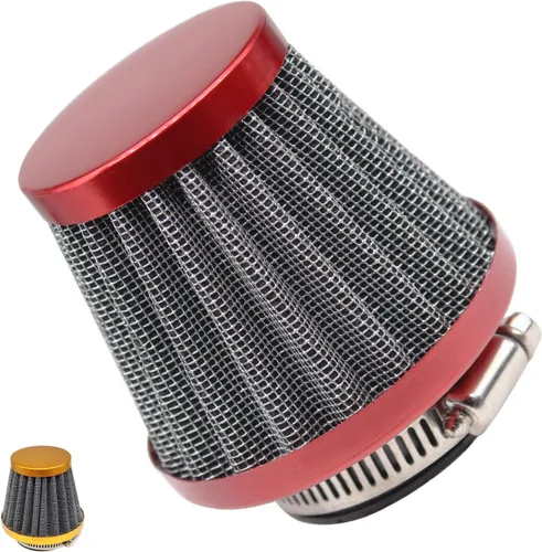 Vista 7 de Filtro de aire de 1.38 pulgadas (1.378 in) apto para 50cc 70cc 90cc 110cc 125cc ATV Dirt Pit Pocket Bike Go Kart ciclomotor, scooter, Motovox MVX70