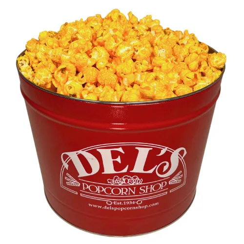 Vista 6 de Lata de regalo gourmet para palomitas de maíz - Palomitas de maíz (caramelo, 2 galones)