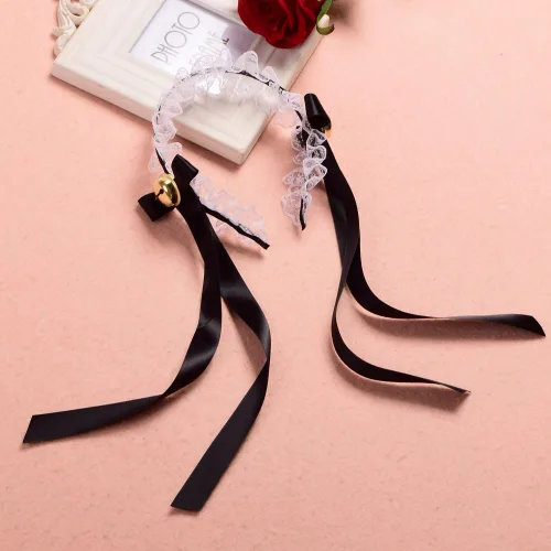Vista 4 de BLESSUME Diadema Steampunk Lolita para niñas
