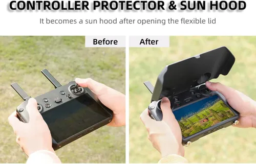 Vista 2 de BTG Protector de controlador 2 en 1 y parasol para DJI RC Pro Controller de DJI Mini 3/Mini 3 Pro/Mavic 3/Air 2S Drone Remote Controller Parasol