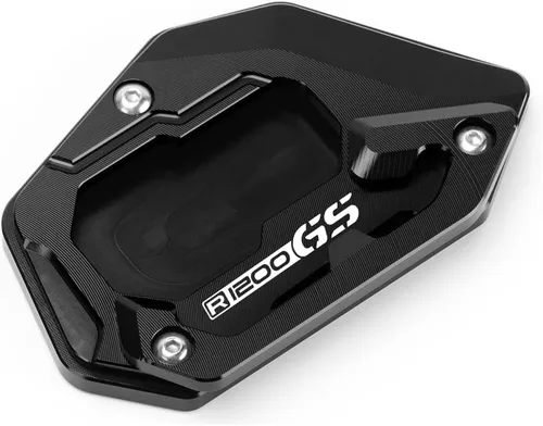Vista 6 de Placa de soporte de extensión de soporte lateral para motocicleta compatible con BMW R1200GS LC/Adventure/Rallye Almohadilla de soporte