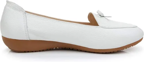 Vista 3 de VenusCelia Zapato plano ancho con lazo para mujer