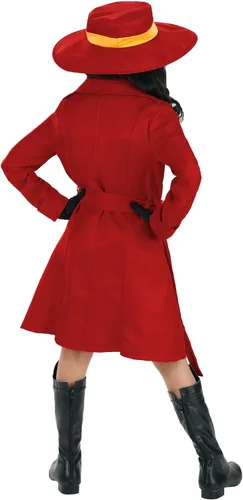 Vista 4 de Disfraz de Carmen Sandiego para niños Disfraces de programas de TV