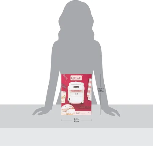 Vista 9 de We R Memory Keepers, Máquina Encuadernadora de Libros Cinch 2, Rosa/Blanco, Diseño Fácil de Usar con Regla Deslizante, Compatible con Bobinas