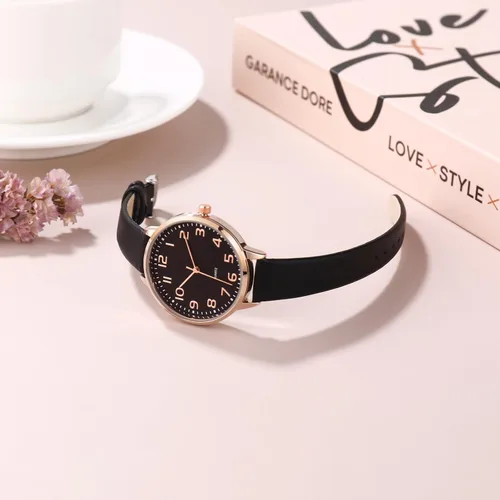 Vista 4 de Women's Dainty Analog Leather Dress Watch for Small Wrists, Ladies Waterproof Watches for Women, Reloj para Mujer