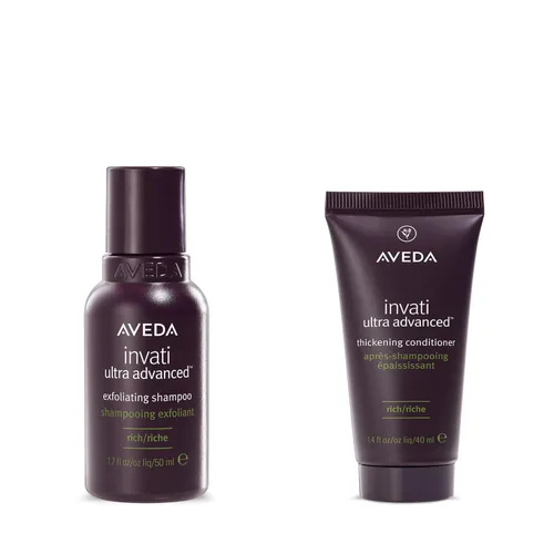 Vista 14 de Aveda Invati Ultra Advanced Exfoliating Shampoo Light & Rich Step 1 of 4 Reduces Hair Loss by 77% for Medium to Thick Thinning Hair Types