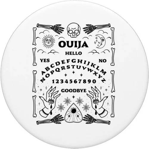Vista 3 de Ouija Board Talking Spirit Witchcraft Goth Bruja Halloween PopSockets PopSockets PopGrip: Agarre intercambiable para teléfonos y tabletas