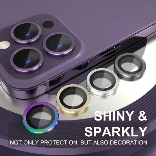 Vista 49 de Choiche Compatible para iPhone 16 Pro/iPhone 16 Pro Max Protector de Lente de Cámara, Vidrio Templado 9H Protector de Pantalla de Cubierta de Cámara