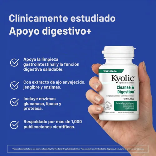Vista 2 de Kyolic Kyo-Dophilus Max Probiótico, 30 Cápsulas