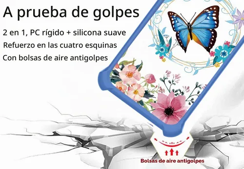 Vista 2 de jioeuinly HotPepper Chilaca HPPL60A - Funda compatible con Hot Pepper Chilaca Plus HPPL60A [con protector de pantalla de vidrio templado]