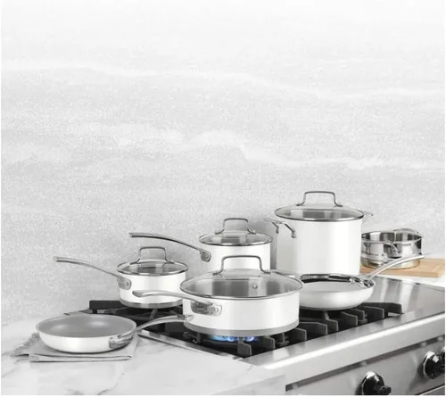 Vista 5 de Cuisinart MW89-11 Juego de 11 piezas blanco mate