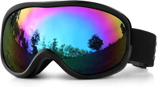 Vista 8 de SPOSUNE Gafas de Esquí Sobre Gafas con Lente Doble, Gafas de Nieve Anti-empañamiento Anti-UV para Hombres Mujeres Jóvenes Esquí Moto de Nieve