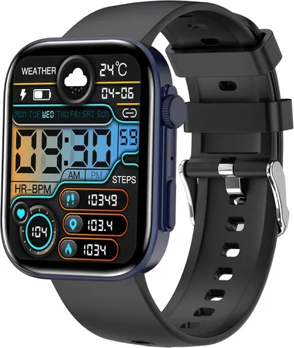 Vista 14 de Relojes inteligentes para hombres y mujeres, hacer/responder llamadas, pantalla HD de 2.01 pulgadas con más de 260 caras de reloj, monitor