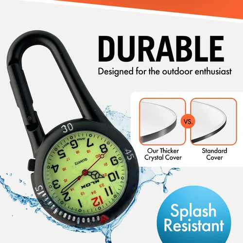 Vista 5 de Reloj unisex con correa que brilla en la oscuridad