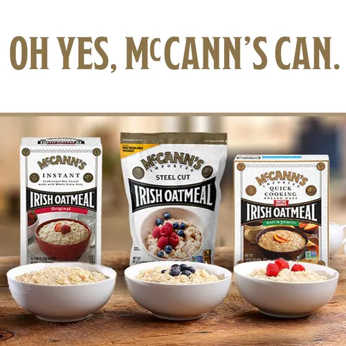 Vista 9 de Avena irlandesa de McCann, copos de avena cortados tradicionales, bolsa de 28 onzas