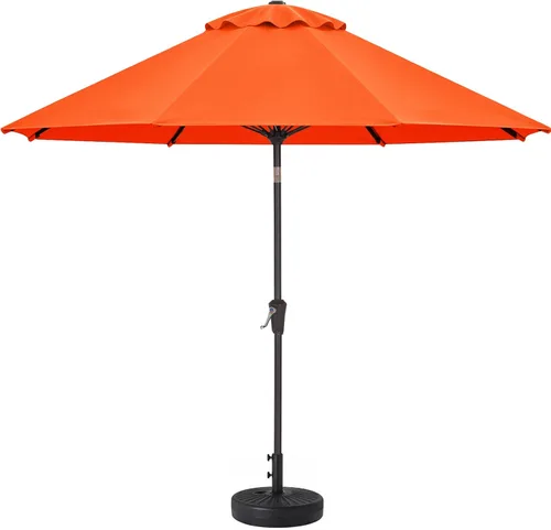 Vista 9 de ABCCANOPY 7.5FT Patio Umbrella Outdoor 6 RibsTable Umbrella(Brown)