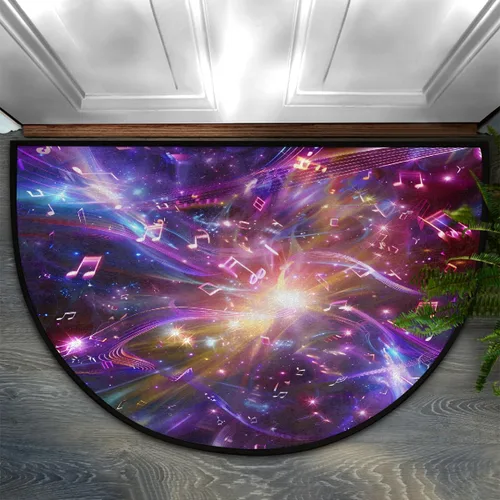 Vista 31 de Felpudo Semicircular de Animales Libélula Boho Lavable Tapete Semicírculo Antideslizante Absorbente Alfombras de Media Luna para Entrada