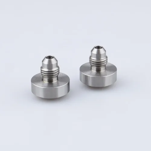 Vista 4 de AC PERFORMANCE -4 AN Macho de soldadura en Bung Fitting Steel, Pack de 2 Weldable Fuel Tank Fitting