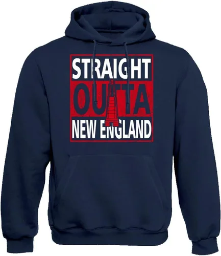 Vista 5 de Xtreme Apparrel Straight Outta - Sudadera con capucha para los fanáticos del fútbol