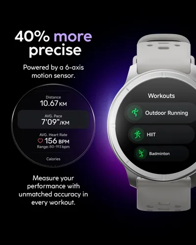 Vista 9 de Cubitt Aura Pro 2 - Reloj inteligente con GPS integrado, mapas sin conexión, AMOLED HD de 1.48 pulgadas, VITA AI, entrenador AI, puntaje