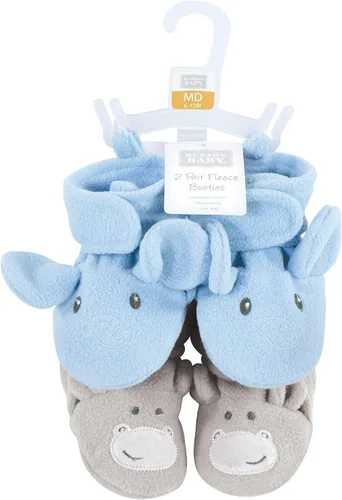 Vista 2 de Hudson Baby Paquete de 2 botines de forro polar unisex para bebé