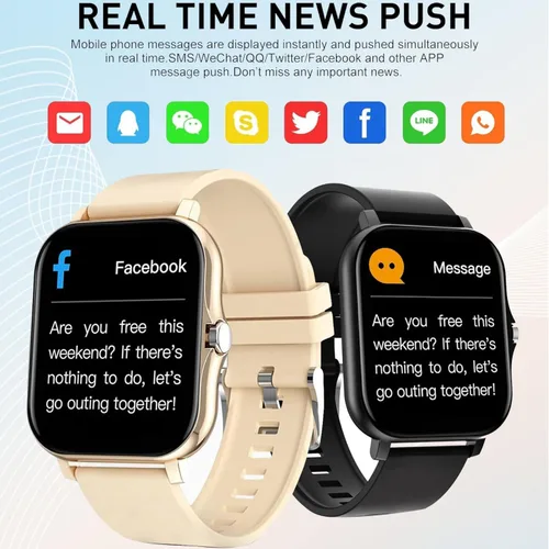 Vista 2 de Smart Watch, 1.81" Upgraded Full Touchscreen Smart Watch for Android iPhones with Bluetooth Call, Sleep Tracker, Multiple Sports Fitness Tracker