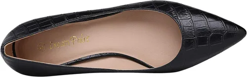 Vista 4 de DREAM PAIRS Zapatos de tacón grueso de bloque bajo para mujer