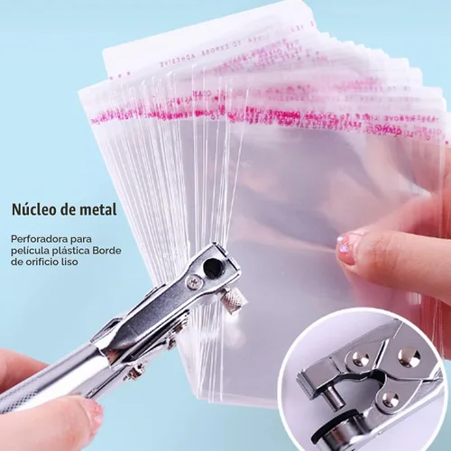 Vista 6 de GLOGLOW Perforadora de papel de un solo agujero de 1/4 de pulgada y 0.276