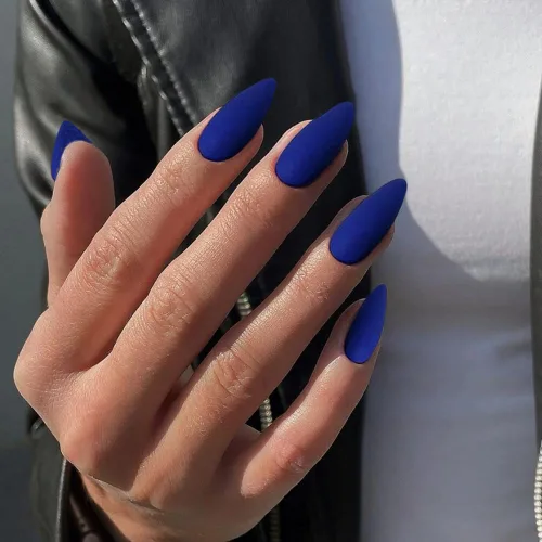 Vista 18 de Uñas postizas de presión con forma de almendra rosa de longitud media estilo stiletto, uñas artificiales de gel suave reutilizables acrílicas