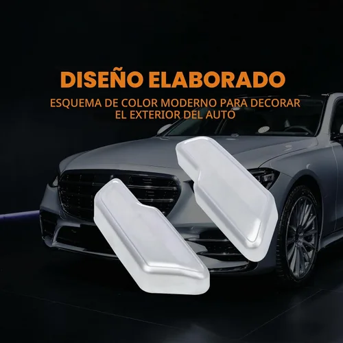 Vista 5 de Compatible con Mercedes Benz, Accesorios de Cubierta de Botón de Ajuste de Asiento de Puerta, Calcomanías de Botones de Ajuste de Asiento para Clase