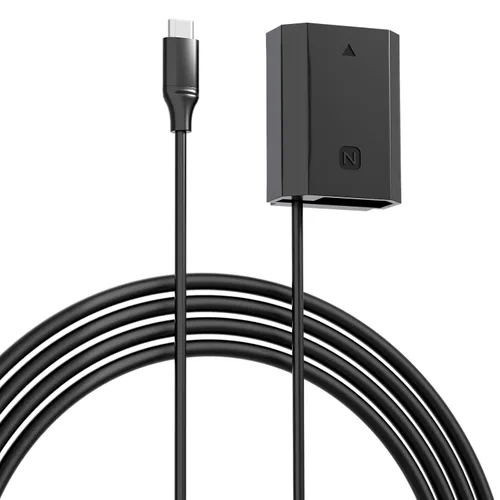 Vista 12 de USB-B a NP-BX1 Batería ficticia DK-X1 Acoplador DC para Sony ZV-1 Batería ficticia para Sony Cybershot ZV1 ZV-1 II, ZV-1F DSC-RX1 RX1R, RX100 II III