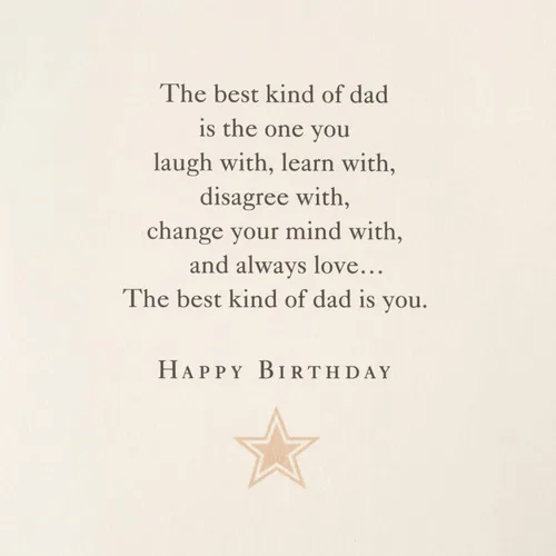 Vista 3 de Tarjeta de cumpleaños Hallmark para padre (El mejor tipo de papá)
