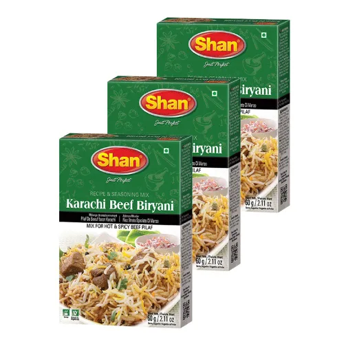 Vista 107 de Shan Chicken 65 - Mezcla de recetas y condimentos de 2.1 oz (60 g) - Polvo de especias para pollo frito picante agridulce - Adecuado