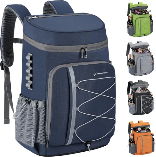 Vista 15 de Mochila enfriadora Maelstrom - Bolsa de almuerzo aislada suave a prueba de fugas para 35/50 latas, ideal para acampar, playa, senderismo y compras