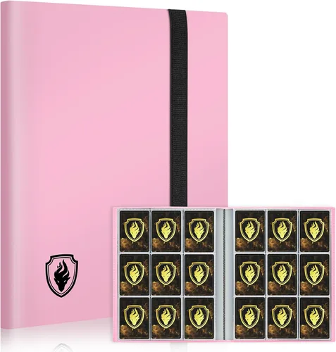 Vista 13 de Fabmaker Carpeta de tarjetas con 9 bolsillos, 396 bolsillos, color negro
