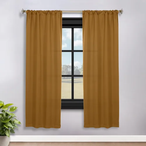 Vista 234 de Superior Cortinas Opacas, Oscurecimiento de Habitación, Dormitorio, Cortinas, Cocina, Acentos de Ventana de Sala de Estar, Bloqueo Solar, Térmico