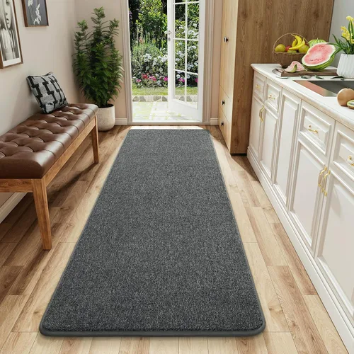 Vista 57 de AROGAN Alfombra Shag de Pasillo de 2 x 4 pies para pasillos, alfombras lavables con espuma viscoelástica para dormitorio, entrada