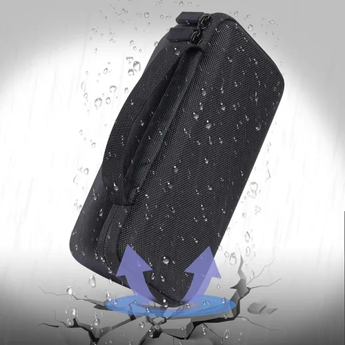 Vista 7 de co2CREA Estuche rígido de repuesto para altavoz Bluetooth BolaButty X-GO C27C IPX5 impermeable (negro)
