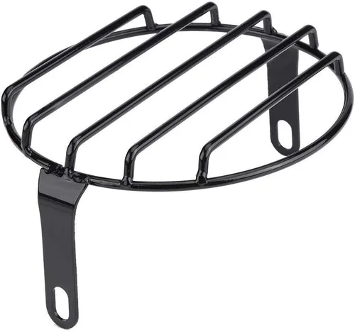 Vista 2 de Cubierta universal de 6.5 pulgadas para parrilla de faros delanteros de motocicleta para Cruiser Chopper Cafe Racer (#1)