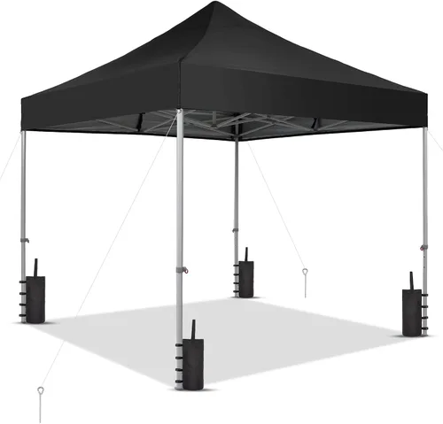Vista 9 de GDY Tienda de campaña plegable Steeple de 10 x 10 pies para exteriores, kioscos plegables instantáneos portátiles comerciales, toldos de tubo