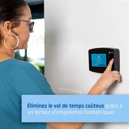 Vista 9 de uAttend JR2000 Reloj de Control de Tiempo Biométrico de Huellas Dactilares, RFID, PIN para Pequeñas Empresas – Sistema de Asistencia Basado