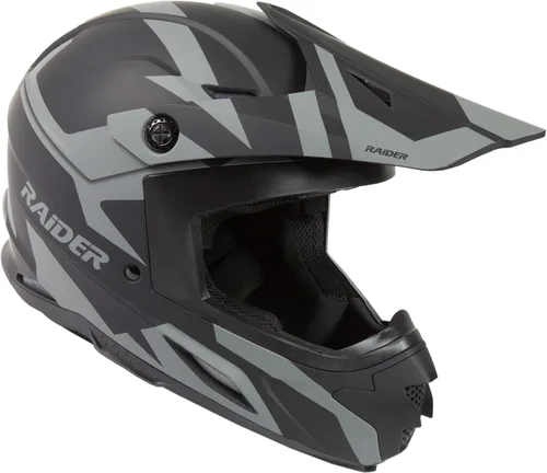 Vista 8 de Raider Off Road Z7 MX unisex para adultos (negro mate) (negro mate, talla M)