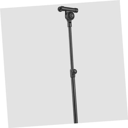 Vista 6 de ABOOFAN Brazo de poste de micrófono telescópico brazo de micrófono de metal portátil con adaptador de cabeza de tornillo para estudios de grabación
