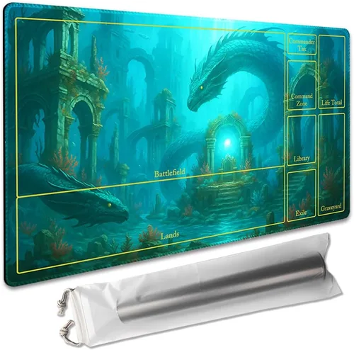 Vista 18 de Juego de mesa MTG de 14 x 24 pulgadas, compatible con OCG CCG RPG TCG Playmats (Call of Death)