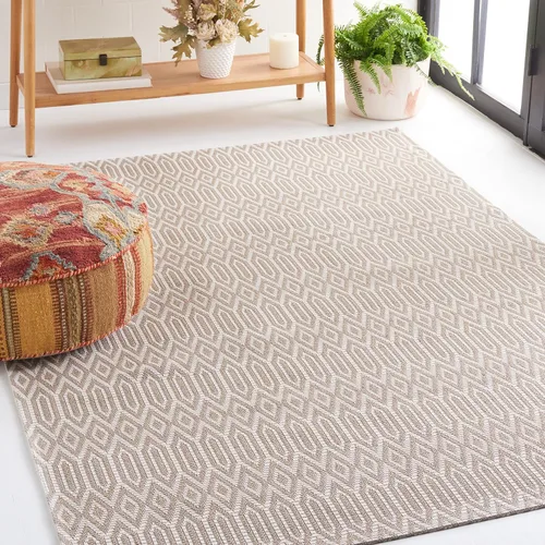 Vista 20 de Martha Stewart x SAFAVIEH - Colección de alfombras de área de 2 x 8 pies, color antracita y gris claro, tejido plano, de algodón, ideal para sala