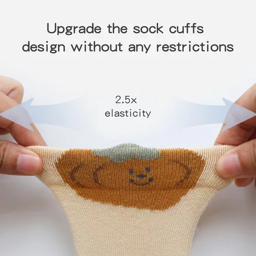 Vista 3 de HOSUEYUAN - Calcetines largos hasta la rodilla para bebés y niñas, 36 pares