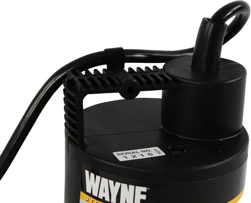 Vista 4 de WAYNE RUP160-1/6 HP Reinforced Thermoplastic Submersible Multi-Use Pump - Up to 3,100 Gallons Per Hour - Heavy Duty Multi-Use Pump