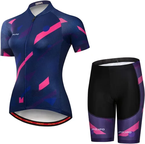 Vista 37 de Mujeres Ciclismo Jersey Conjunto Verano Ciclismo Ropa MTB Jersey Set Secado Rápido Transpirable Verano Bicicletas Uniformes 1