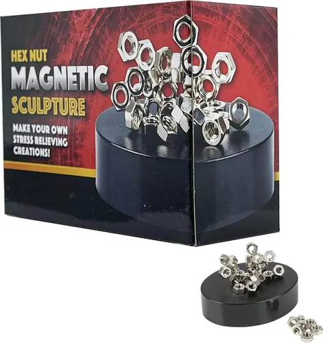 Vista 6 de The Dreidel Company Bloques de construcción magnéticos para escultura, crea tu propia obra maestra, desarrollo y alivio del estrés, 3.5 pulgadas