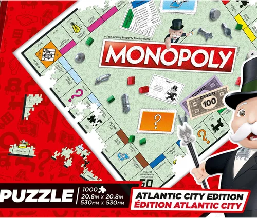 Vista 7 de Atlantic City Monopoly - Rompecabezas de 1000 piezas